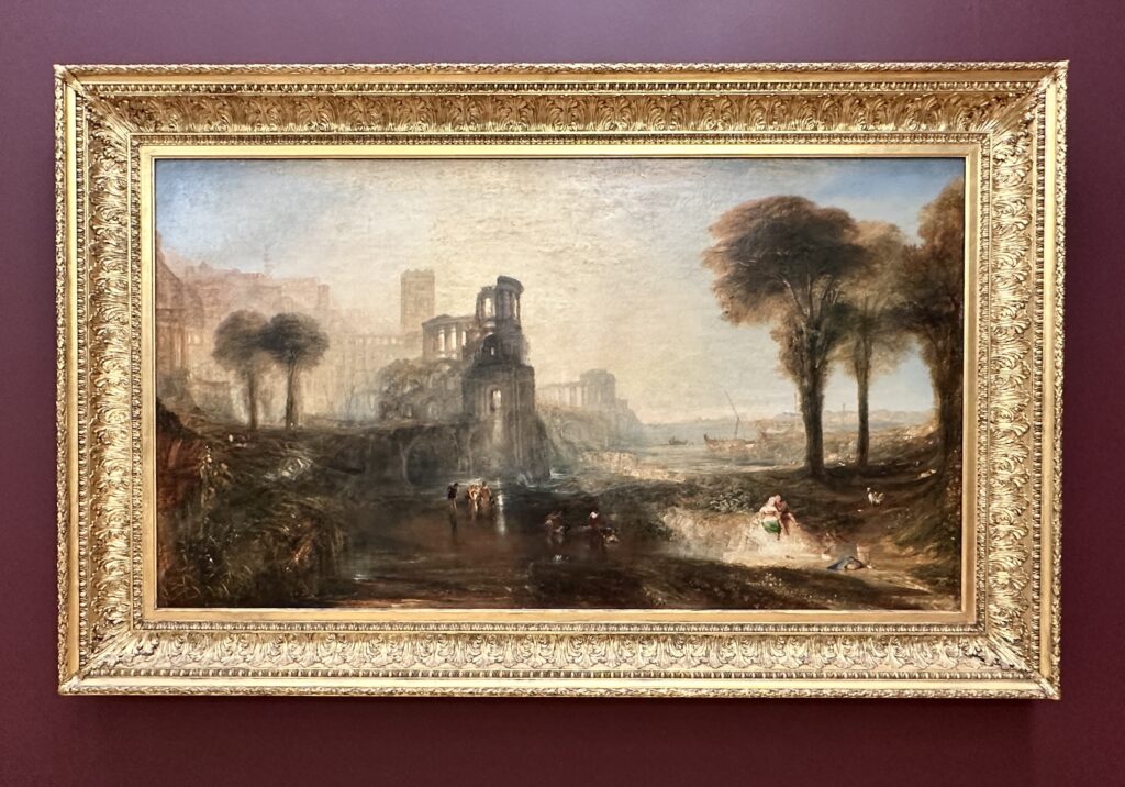 JMW Turner Childe Harold's Pilgrimage - Italy exhibited 1831 Oil paint on canvas - Erike Brown Tour Guide