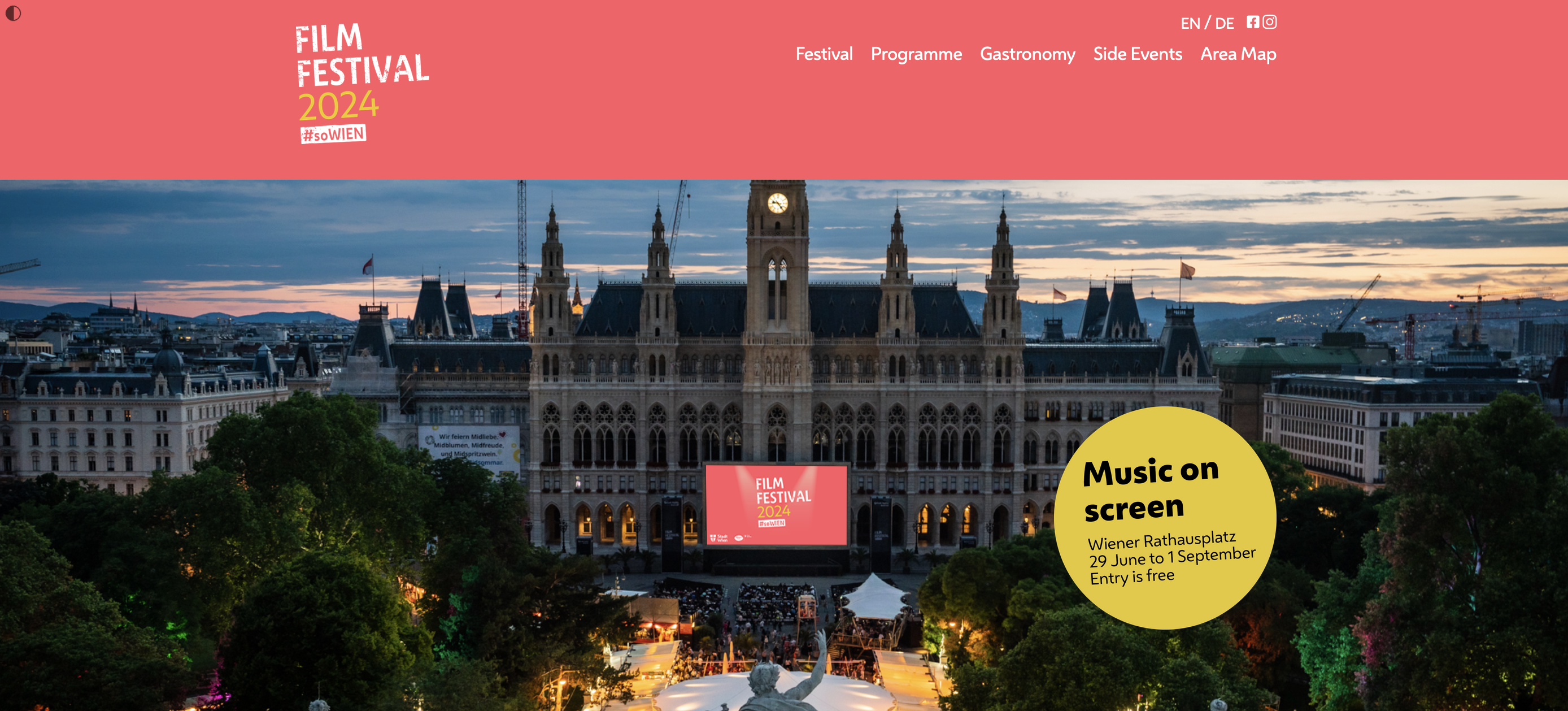 34th Film Festival at Vienna’s Rathausplatz June 29 to September 1, 2024 - Erika Brown Tour Guide